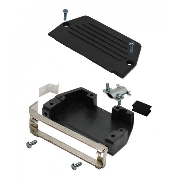 MHED-DS15S-K MH Connectors  Capots de connecteurs D-Sub en forme de D